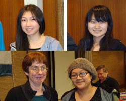 Eachen Chen, Judy Gao, Helen Milligan, Sue Maroroa
